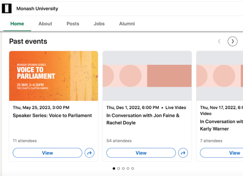 Social media through the enrolment journey